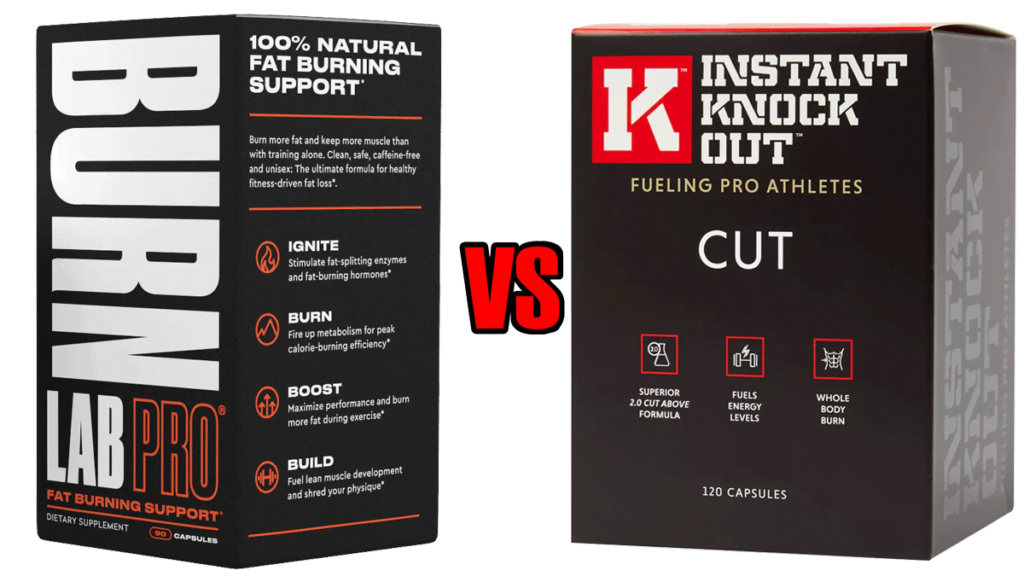 Burn Lab Pro vs Instant Knockout Cut Comparison Results Review