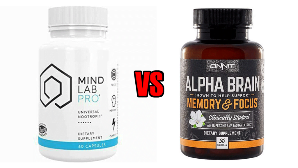 Mind Lab Pro vs Alpha Brain Comparison Results Review