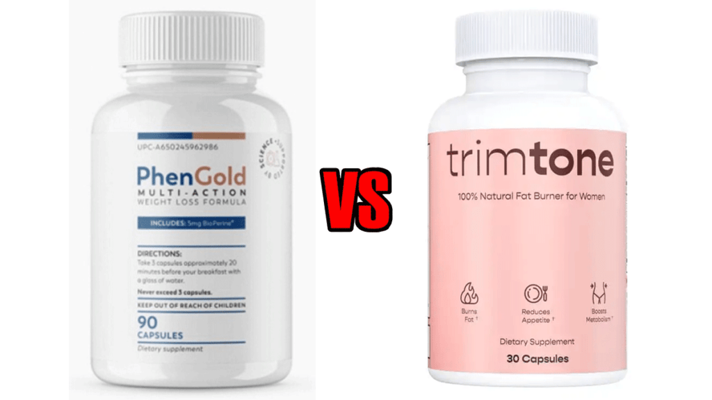 PhenGold vs Trimtone Comparison Results Review