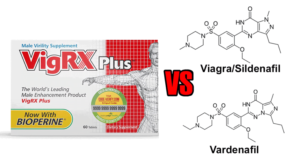 Vardenafil vs Viagra vs VigRX Plus