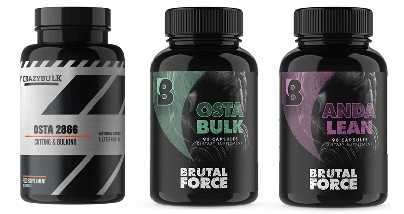 Comparison of CrazyBulk OSTA-2866, Brutal Force OSTABULK & Andalean