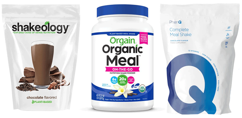 Comparison of Shakeology, Orgain & PhenQ Meal Shake