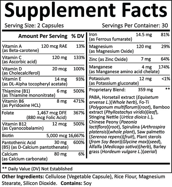 Folexin Ingredients