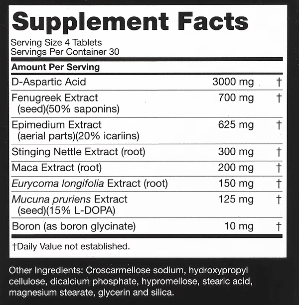 Nugenix Ultimate Ingredients