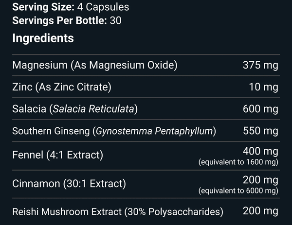 OSTA 2866 Ingredients