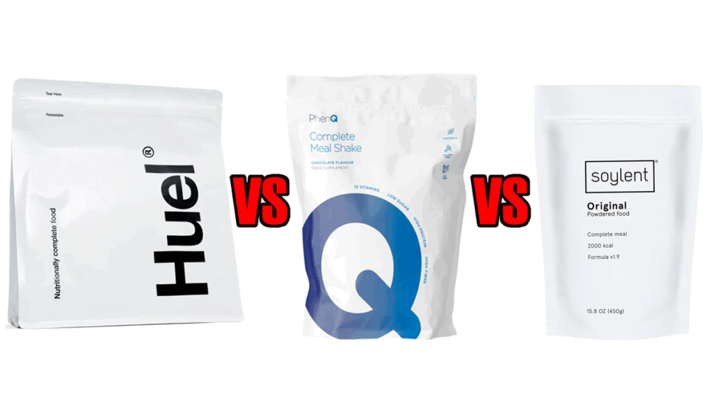 Soylent vs PhenQ Meal Shake vs Huel Comparison Results Review