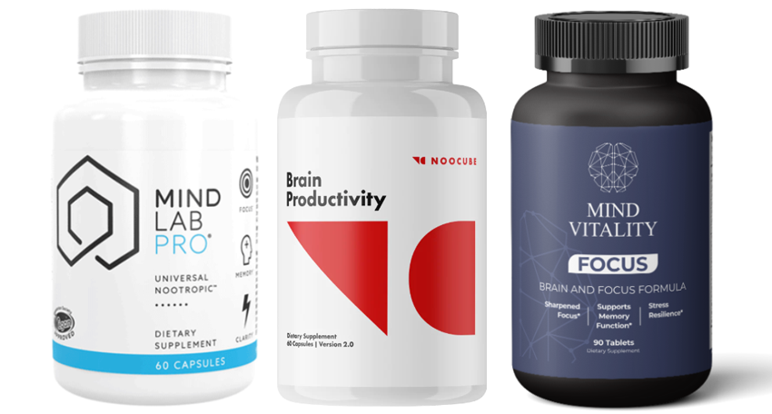 Comparison of Mind Lab Pro, NooCube & Mind Vitality