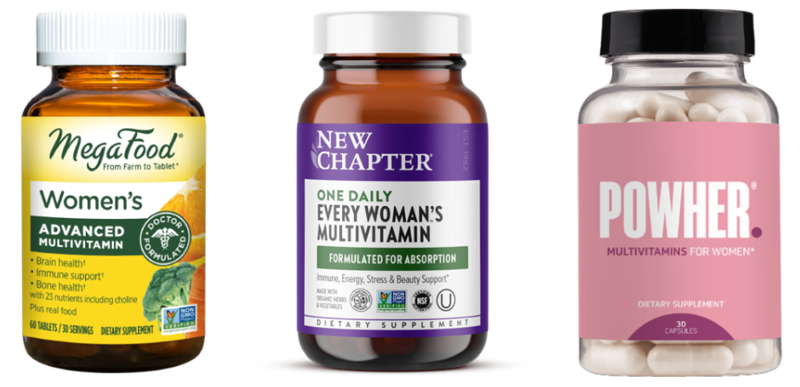 Comparison of Powher Multivitamin, MegaFood & New Chapter