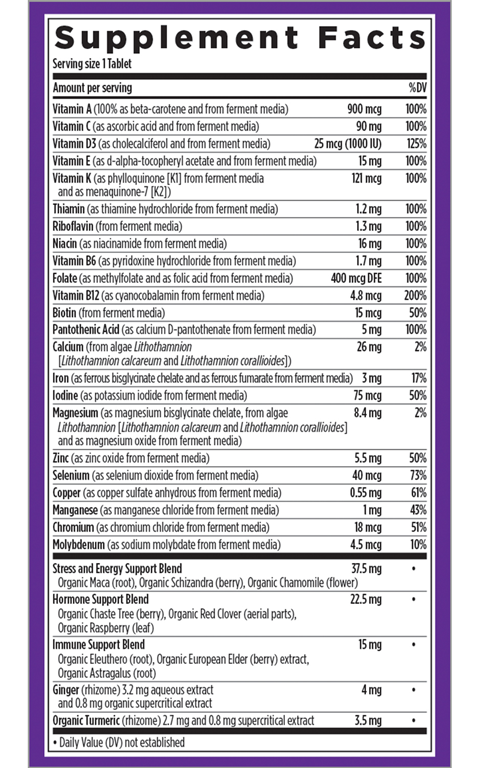 New Chapter Multivitamin Ingredients