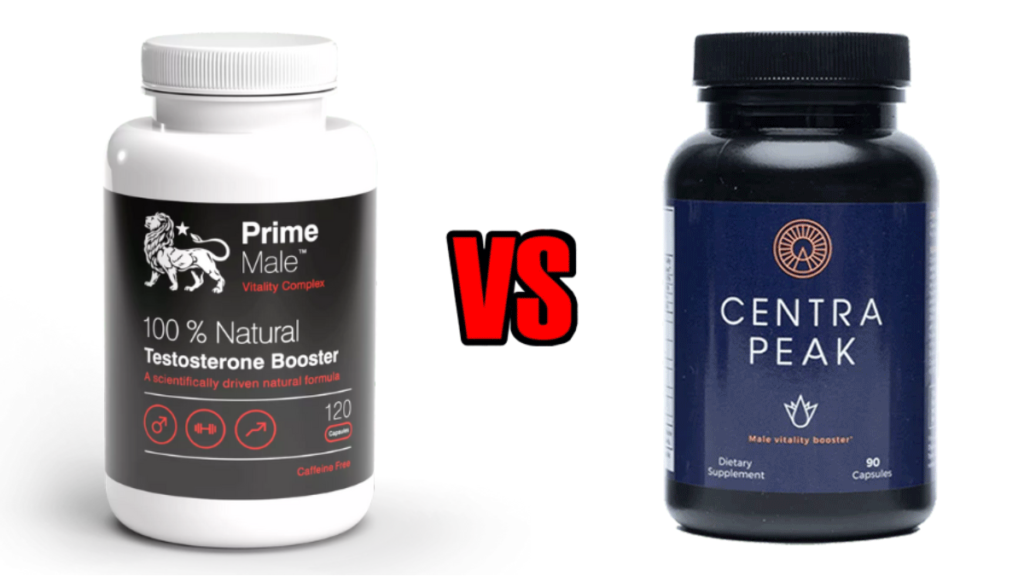 Prime Male Vitality Vs Centrapeak Comparison Results Review