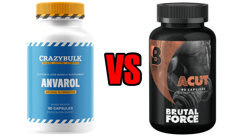 CrazyBulk Anvarol vs BrutalForce ACut Comparison