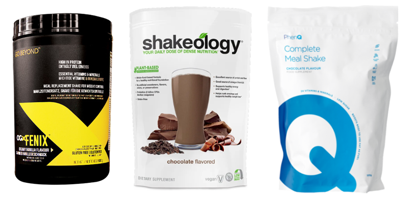 Comparison of OGX Fenix, Shakeology & PhenQ Meal Shake