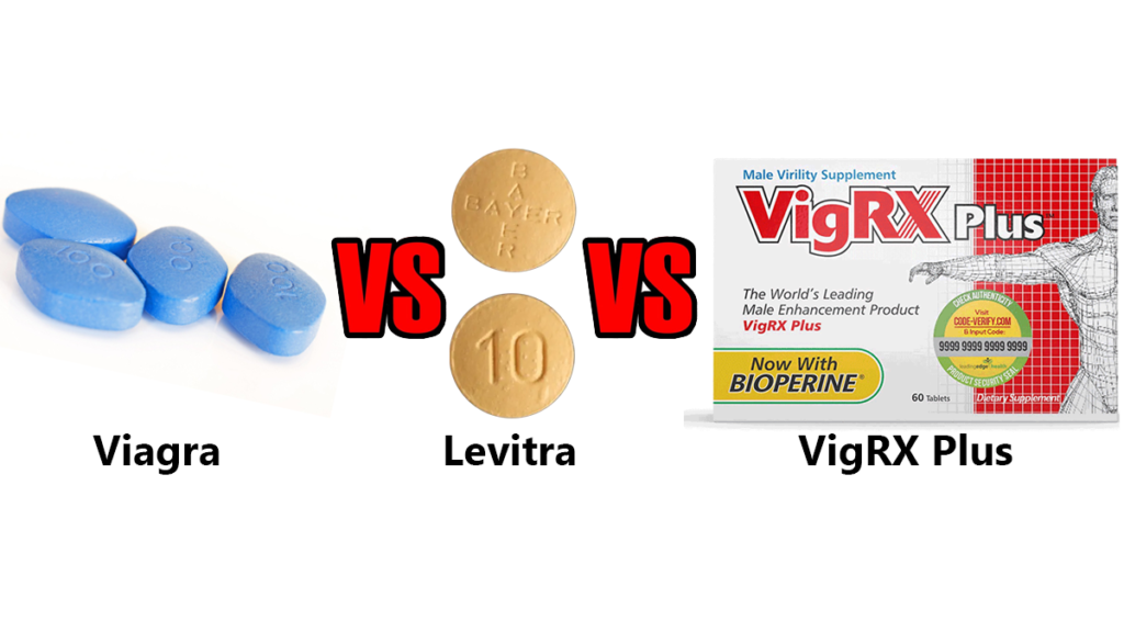 Viagra Vs Levitra Vs VigRX Plus Comparison Results Review