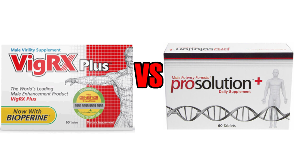 VigRX Plus Vs Prosolution Plus Comparison Results Review