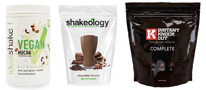 Comparison of IdealShake, Shakeology & Instant Knockout Complete