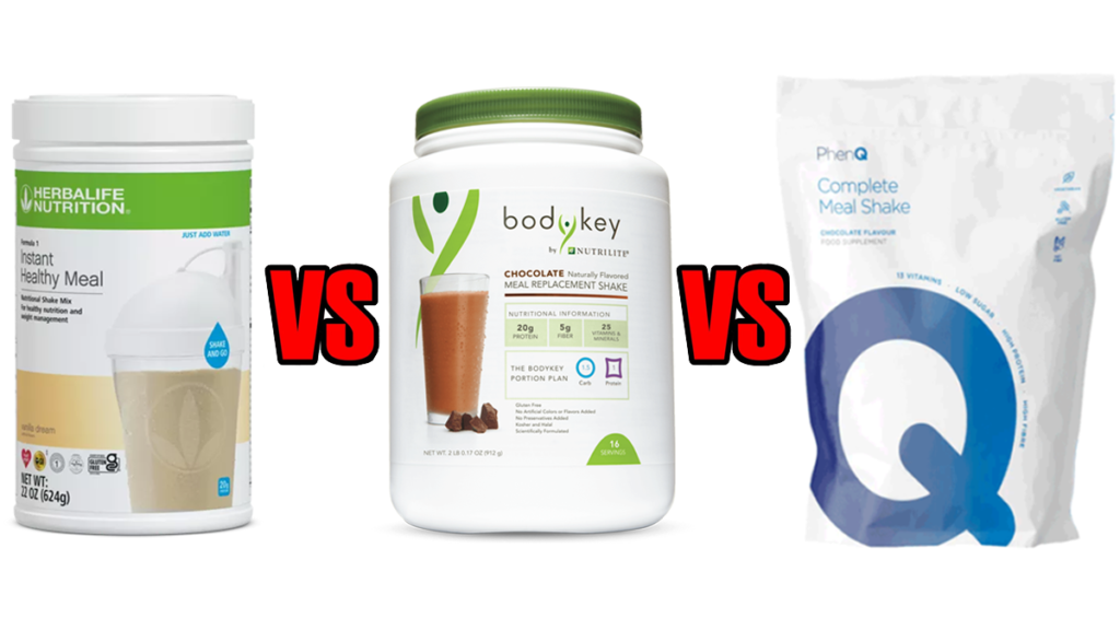 Herbalife vs Amway vs PhenQ Complete Meal Shake Complete Meal Shake