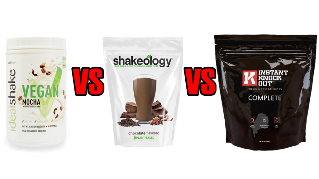 IdealShake vs Shakeology vs Instant Knockout Complete Comparison Results Review