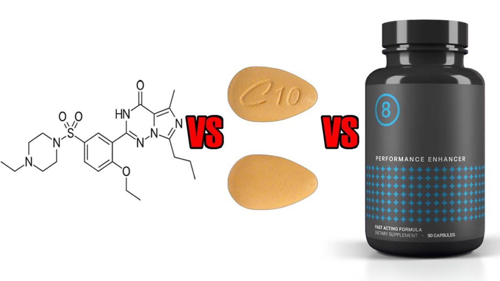 Vardenafil vs Cialis vs Performer-8 Comparison Results Review